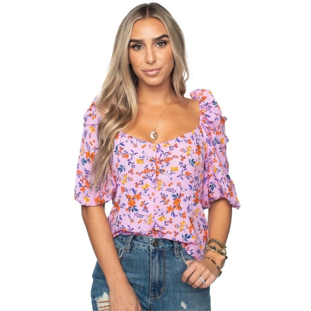 Buddy Love Floral blouse small